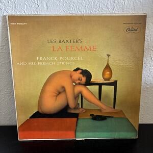 Franck Pourcel And His French Strings Les Baxter's La Femme LP 1956 T10015